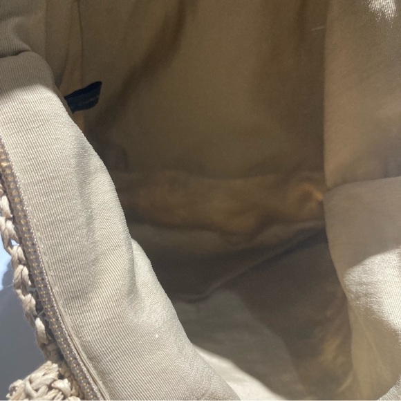 Vintage The Limited Handmade Crochet Bag with Bamboo Handle 90s Y2K - Picture 6 of 11